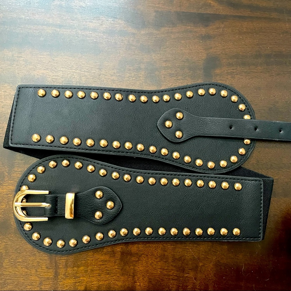 Elastic mid waist belt